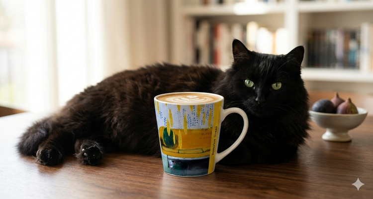 Tasses à café artistique