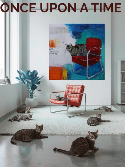 "L'Héritage de Breuer" – Peinture instructive originale (80 x 80 cm)