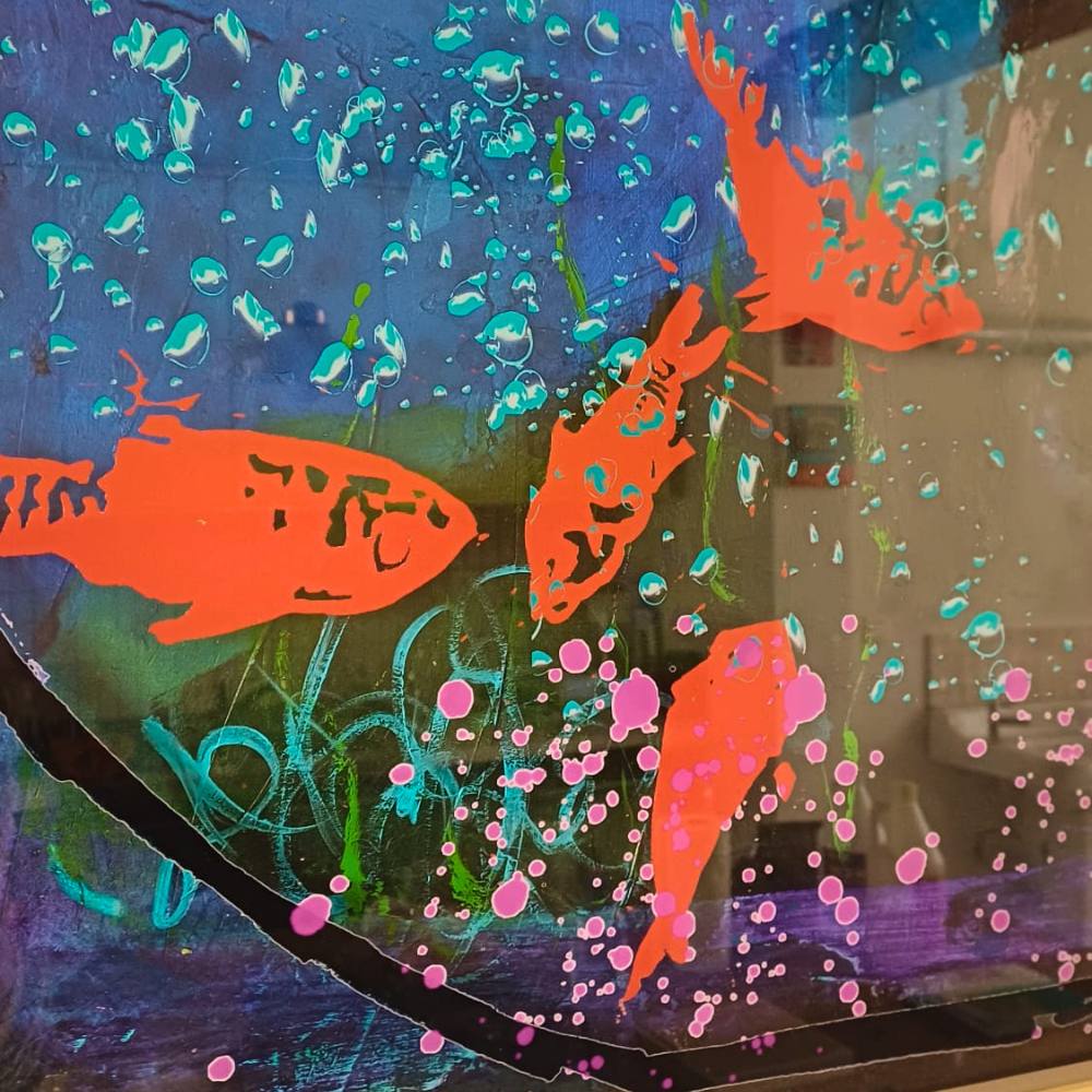 An Aquarium Story – Tableau original contemporain